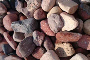 レンガチップ:40㎜~25㎜