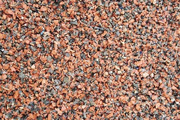 瓦チップ・ルーフチップ(赤&黒ミックス)サイズ:0㎜~5㎜